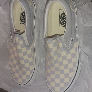 Vans Classic checkered slip on sneakers.